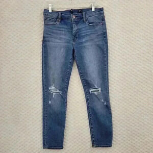 Hudson Tally Skinny Jeans Size 27 Distressed Denim